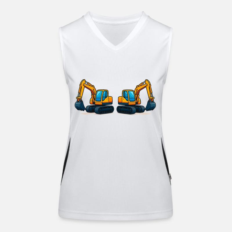 bagger comic 2 Funktionelles Kontrast-Tank Top für Frauen