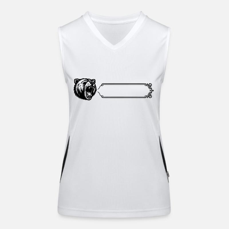 Grizzly - Surname, First Name Women's Functional Contrast Tank Top