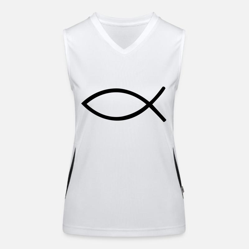 Jesus Women's Functional Contrast Tank Top