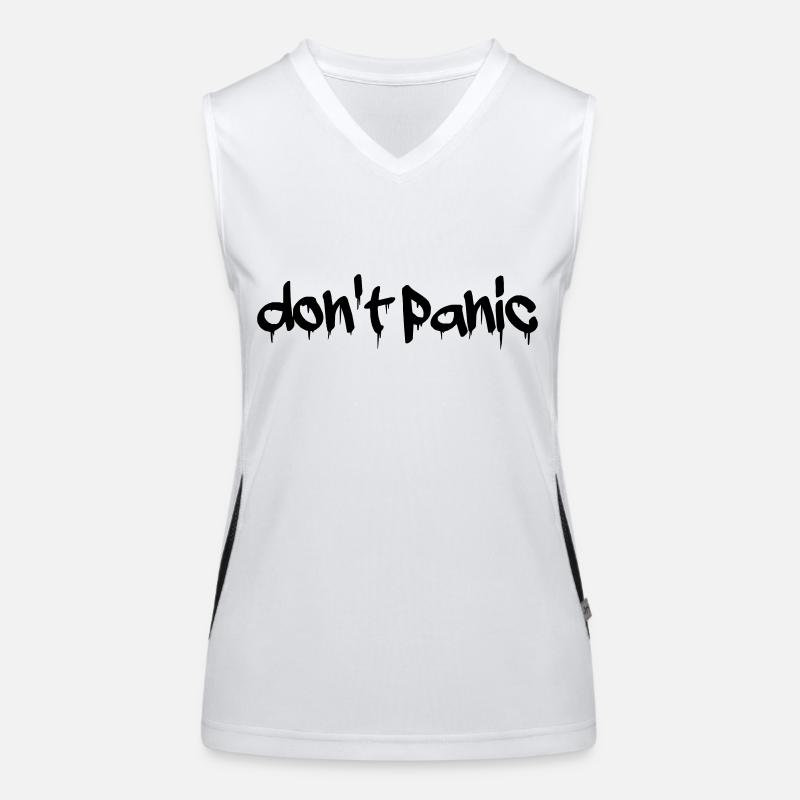 Don't panic Women's Functional Contrast Tank Top