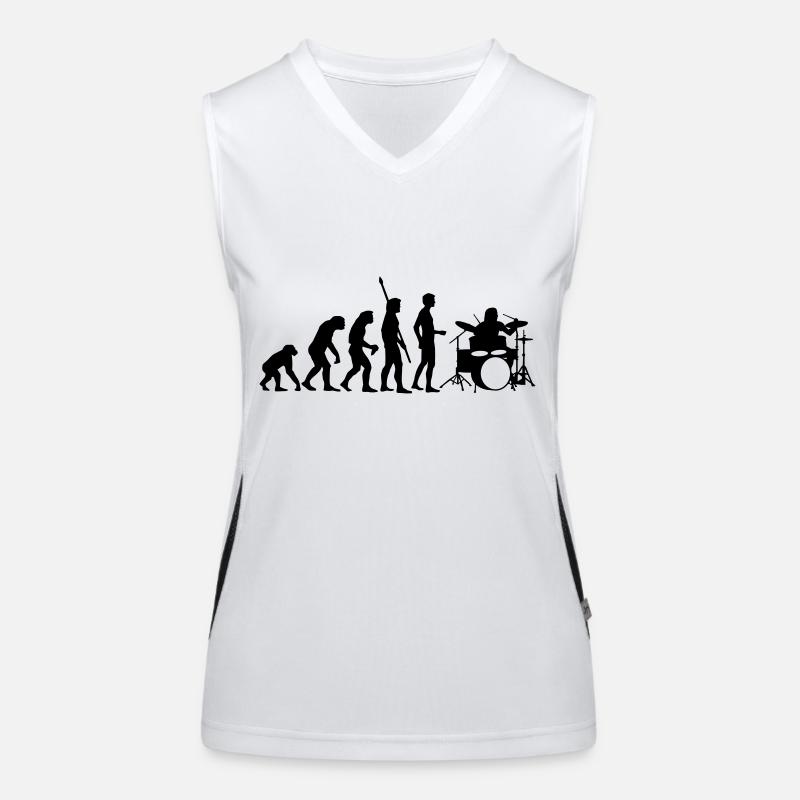 evolution_drummer_b_1c Funktionelles Kontrast-Tank Top für Frauen