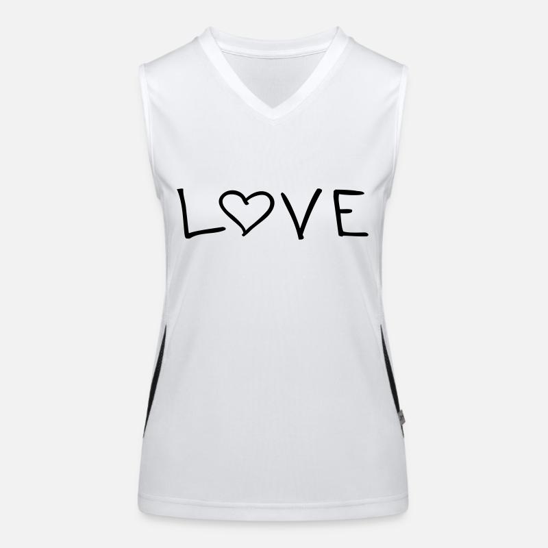 Love Funktionelles Kontrast-Tank Top für Frauen
