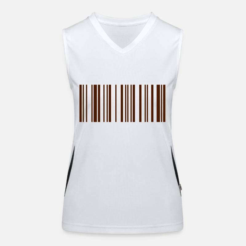 Barcode Maja Funktionelles Kontrast-Tank Top für Frauen