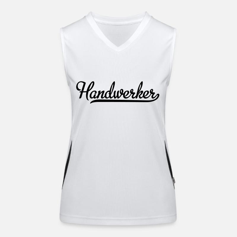 Handwerker Funktionelles Kontrast-Tank Top für Frauen