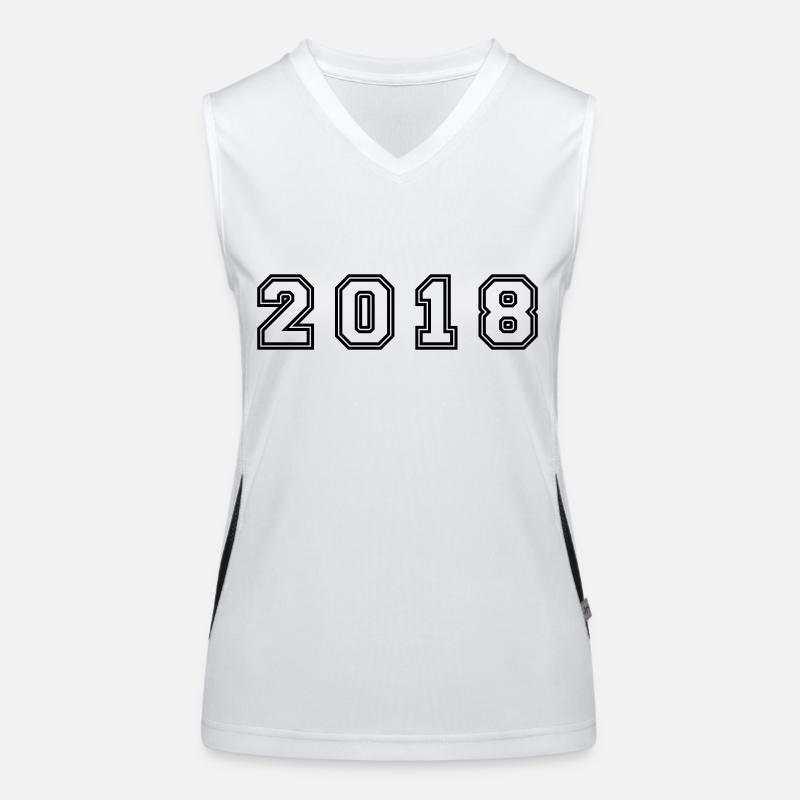 Numéro de l’année 2018 Débardeur respirant contrasté Femme