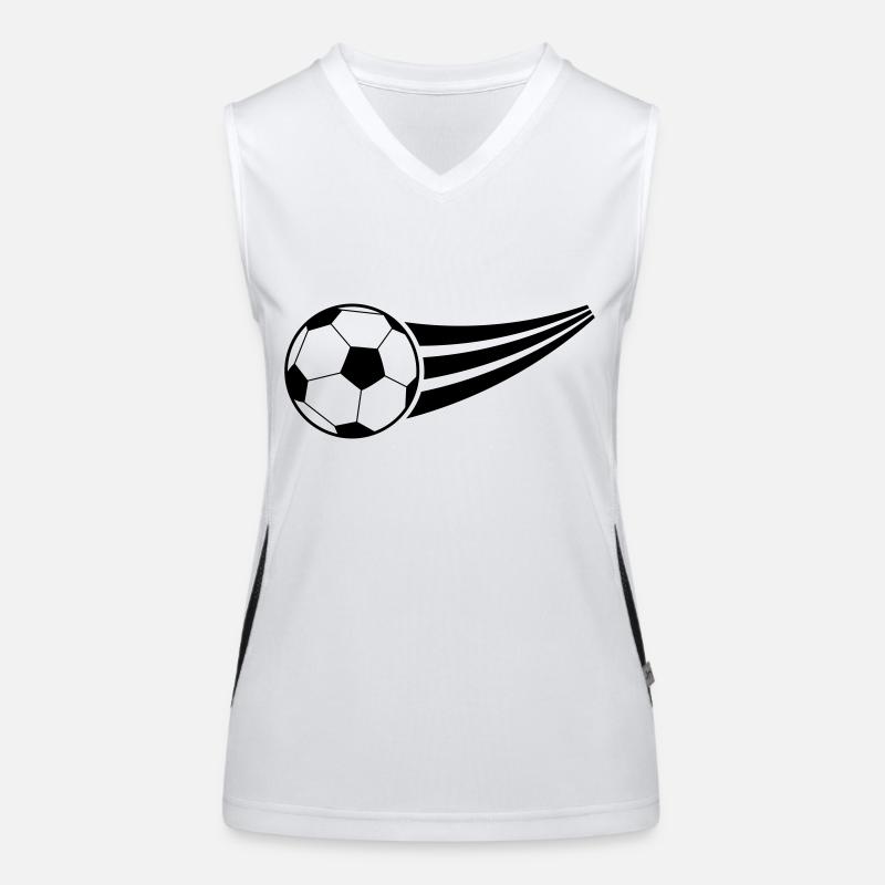 Fussball Funktionelles Kontrast-Tank Top für Frauen
