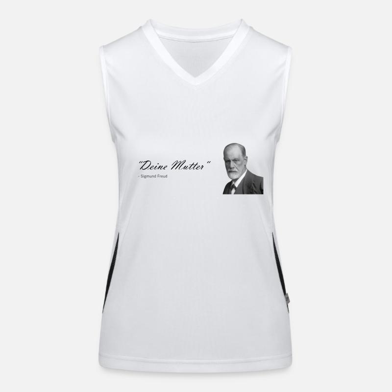 "Deine Mutter" Sigmund freund Funktionelles Kontrast-Tank Top für Frauen