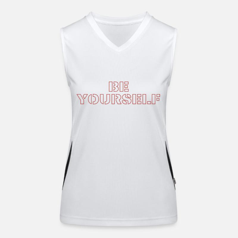 Be yourself Women's Functional Contrast Tank Top
