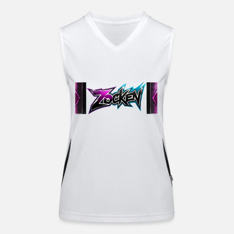 zocken Funktionelles Kontrast-Tank Top für Frauen