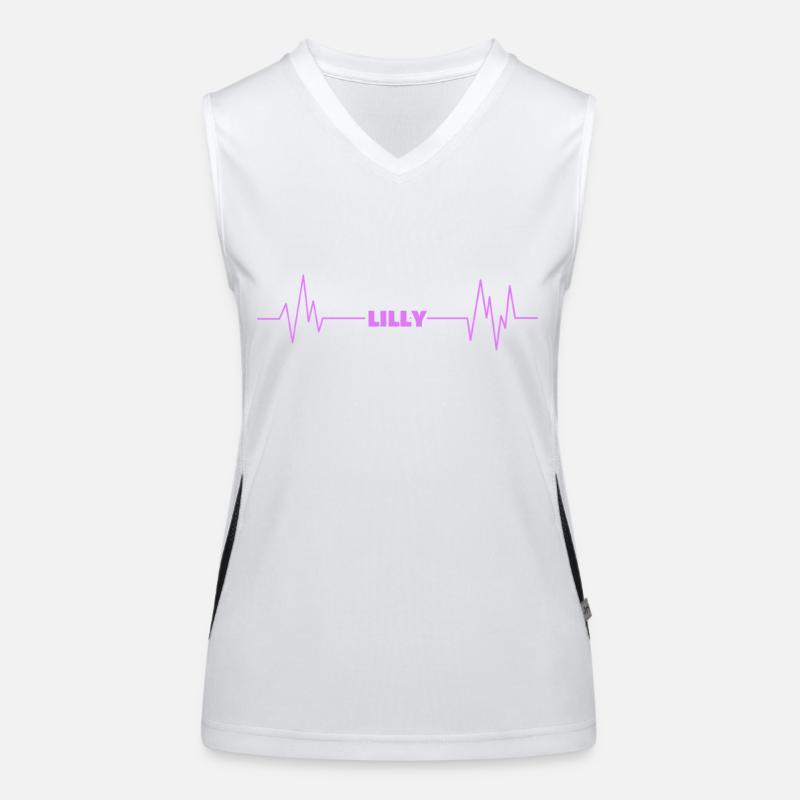 First name Lilly Women's Functional Contrast Tank Top