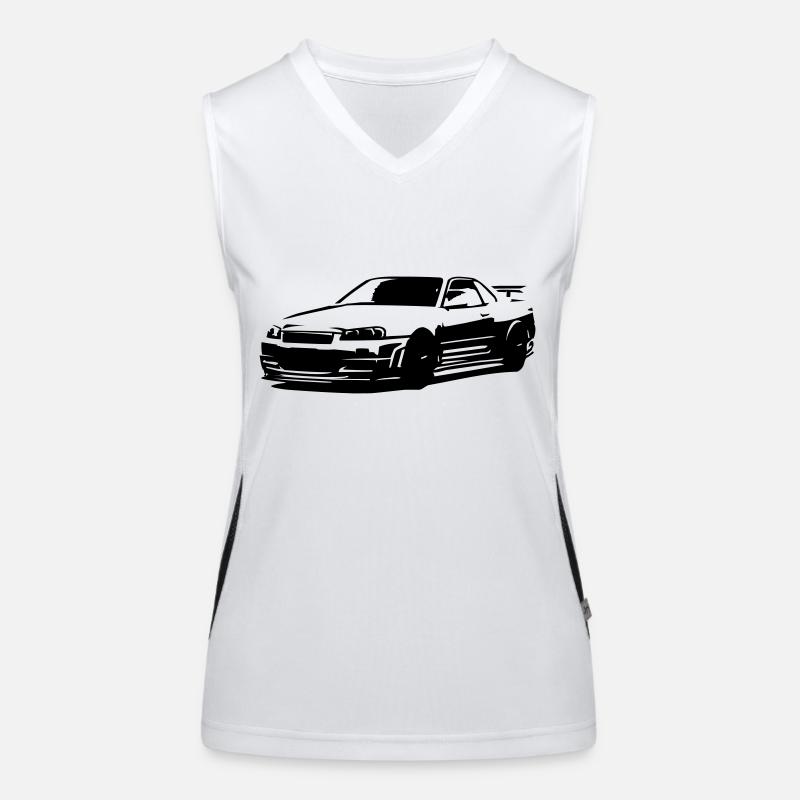 Skyline GTR Women's Functional Contrast Tank Top