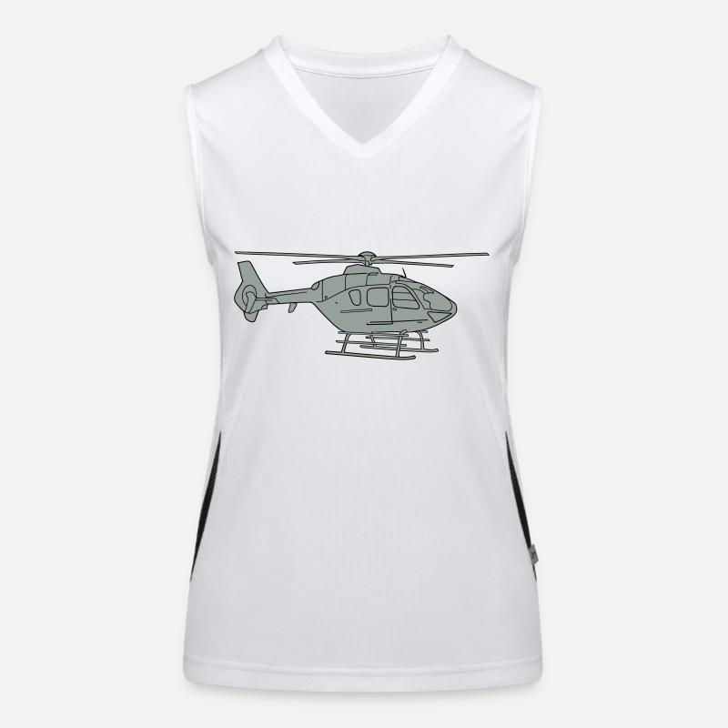 Helicopter 2 Women's Functional Contrast Tank Top