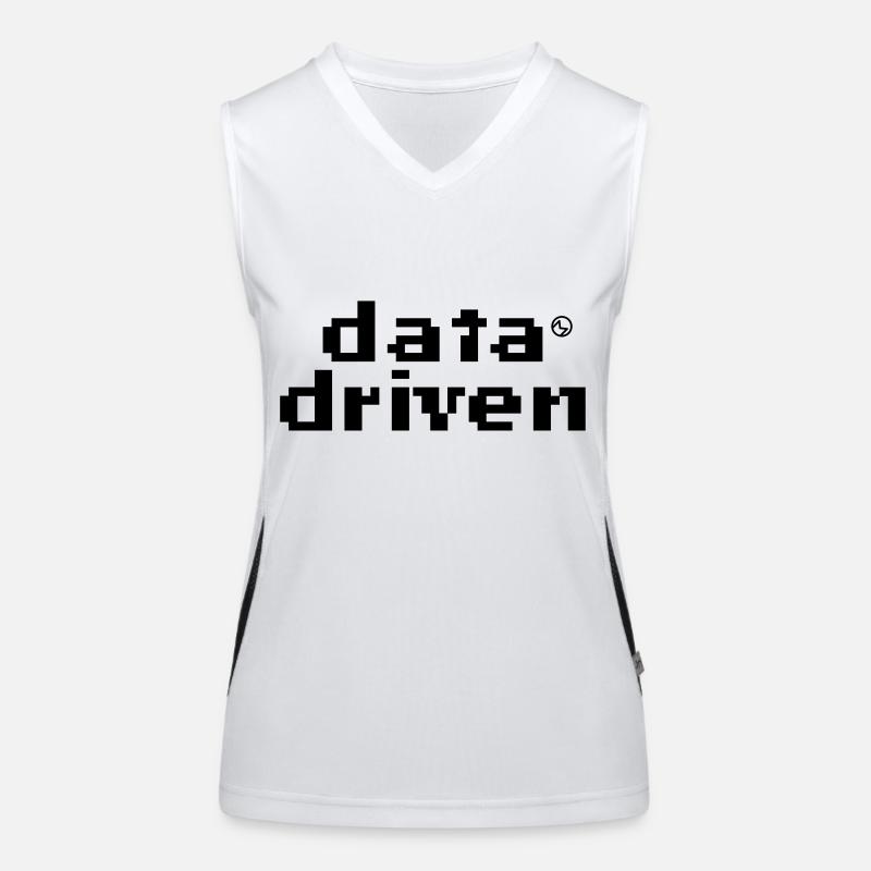 Data driven Funktionelles Kontrast-Tank Top für Frauen