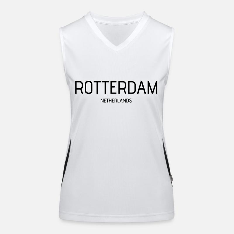 rotterdam Funktionelles Kontrast-Tank Top für Frauen