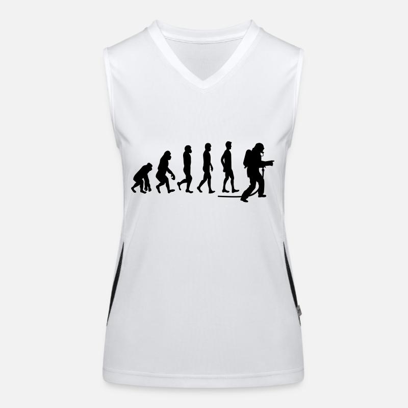 evolution fire department1 Women's Functional Contrast Tank Top