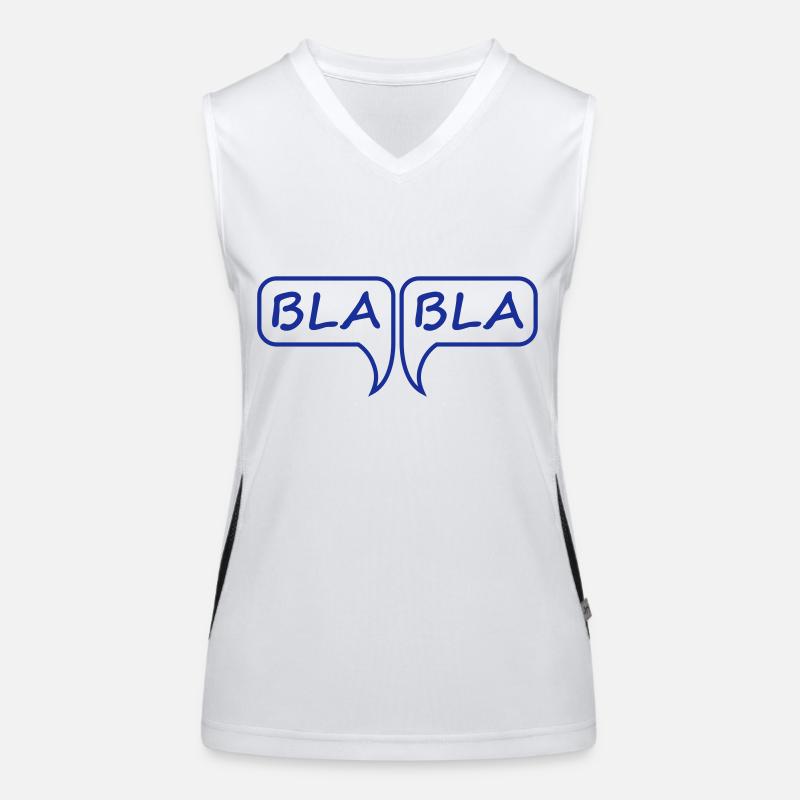 Bla Bla Funktionelles Kontrast-Tank Top für Frauen