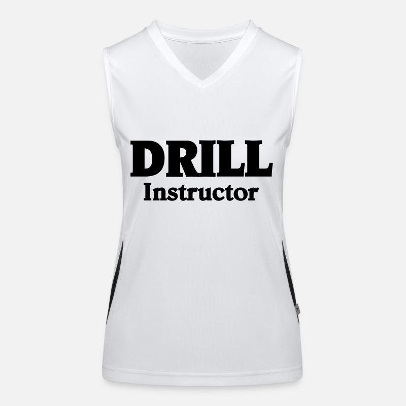 Drill Instructor Funktionelles Kontrast-Tank Top für Frauen