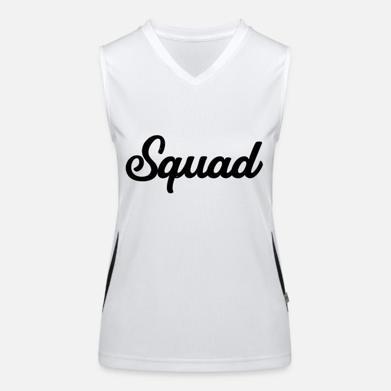 Squad Funktionelles Kontrast-Tank Top für Frauen