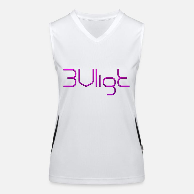 SMS chat langue fortifications anglais trois 3 trois Débardeur respirant contrasté Femme