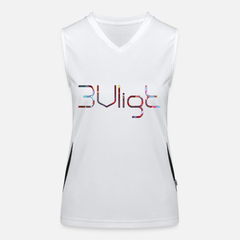 SMS chat langue fortifications anglais trois 3 trois Débardeur respirant contrasté Femme