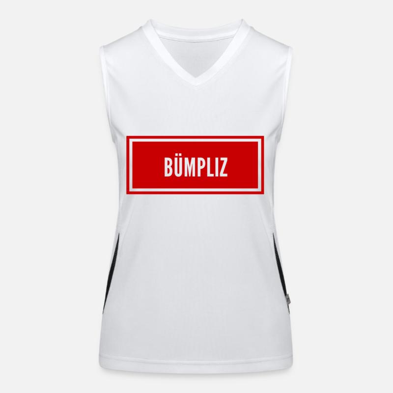 Bümpliz Rot Funktionelles Kontrast-Tank Top für Frauen