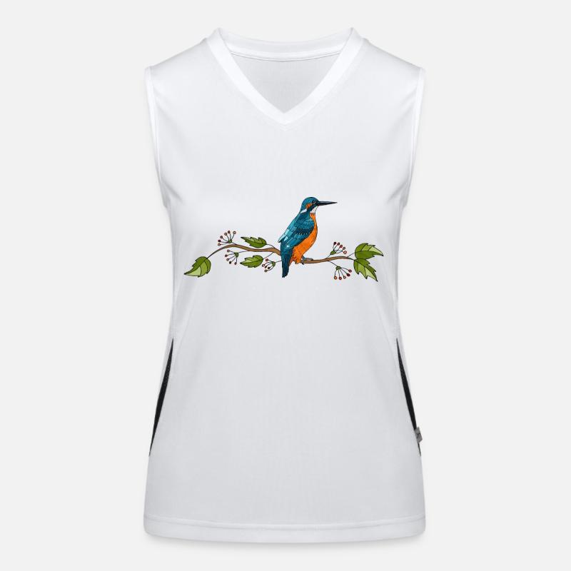 Vogel Funktionelles Kontrast-Tank Top für Frauen