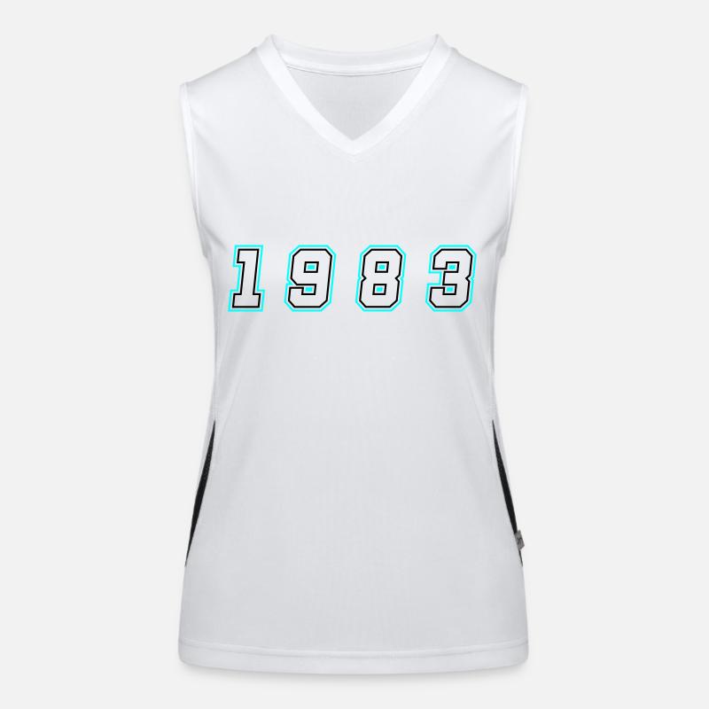 Numéro de l’année 1983 Débardeur respirant contrasté Femme