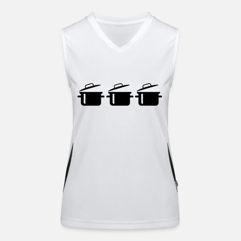 Pots Débardeur respirant contrasté Femme