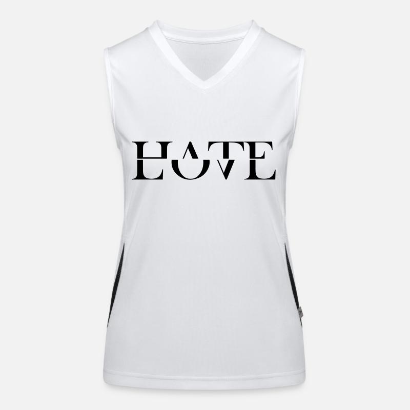 HATE LOVE Débardeur respirant contrasté Femme