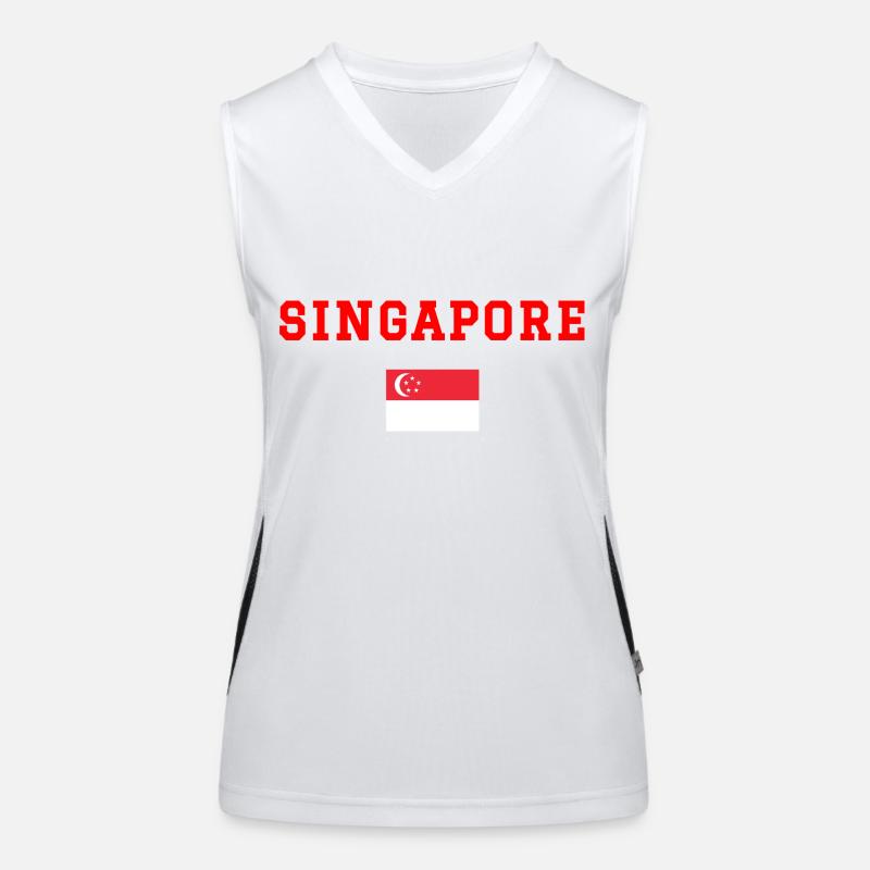 Singapour Débardeur respirant contrasté Femme