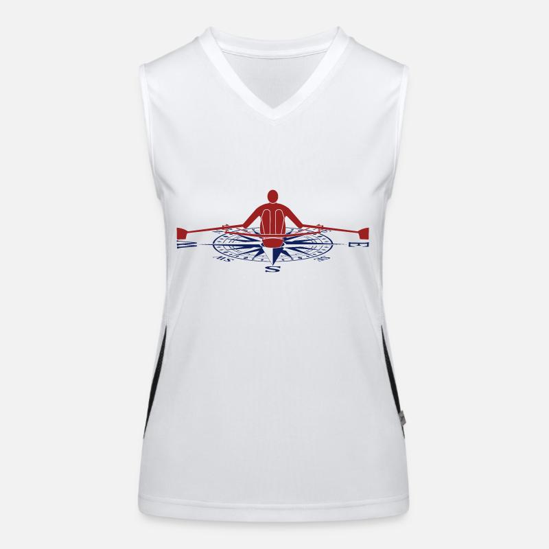 Rudern Funktionelles Kontrast-Tank Top für Frauen