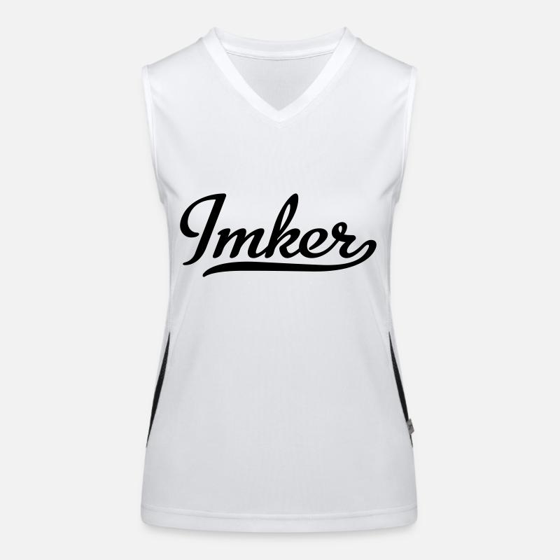 Imker Funktionelles Kontrast-Tank Top für Frauen