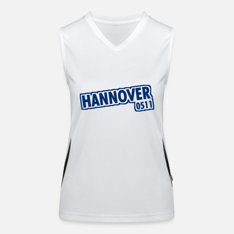 Hanover - 0511 - Area Code - Lower Saxony Women's Functional Contrast Tank Top