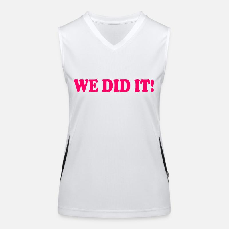 We did it Débardeur respirant contrasté Femme