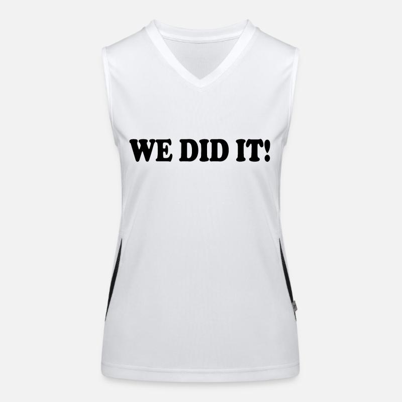 We did it Women's Functional Contrast Tank Top