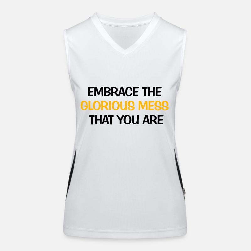Glorious Mess Funktionelles Kontrast-Tank Top für Frauen