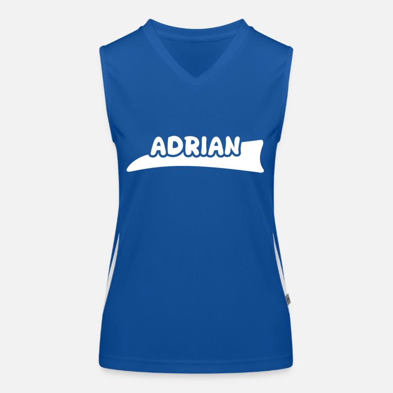 Prénom Adrian Débardeur respirant contrasté Femme