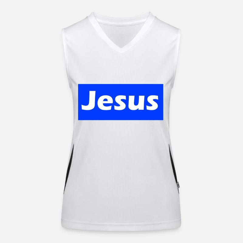 Jesus Women's Functional Contrast Tank Top