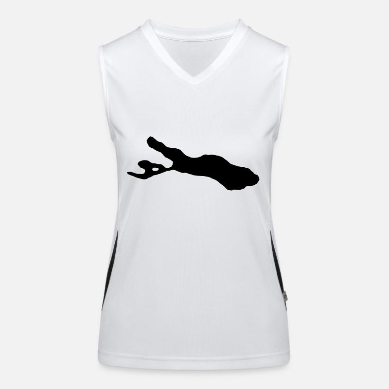 Bodensee Funktionelles Kontrast-Tank Top für Frauen