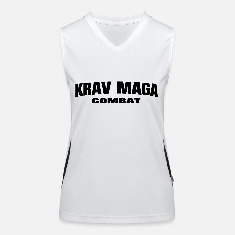 Krav Maga Combat Funktionelles Kontrast-Tank Top für Frauen