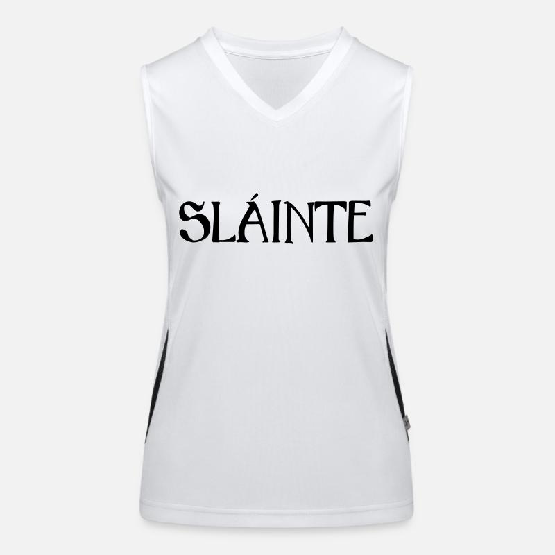 Slainte texte de Débardeur respirant contrasté Femme
