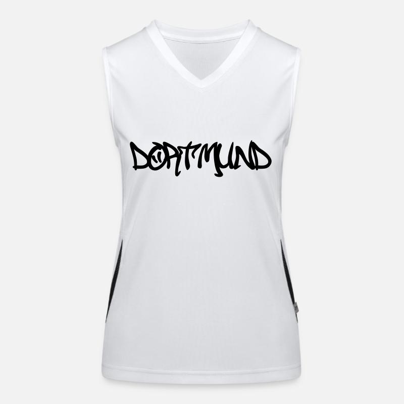 Dortmund Graffiti Débardeur respirant contrasté Femme