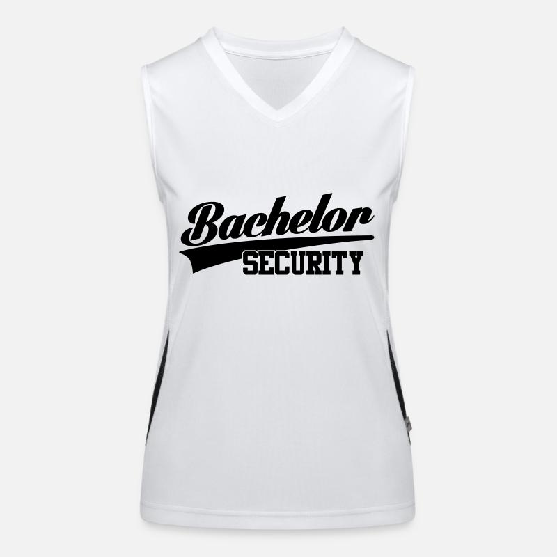 bachelor security Funktionelles Kontrast-Tank Top für Frauen