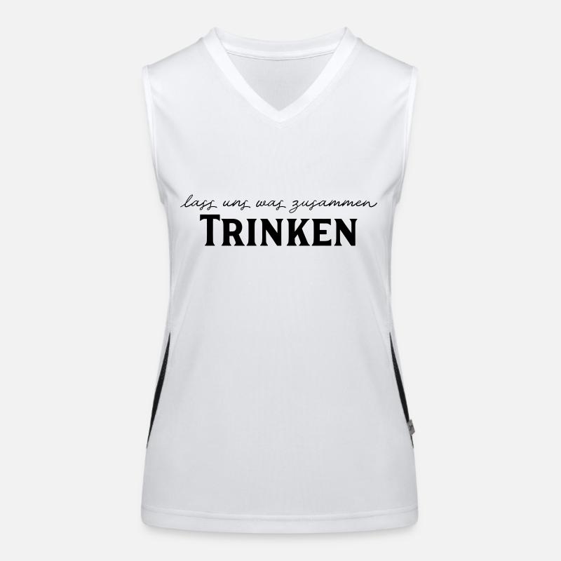 funny sayings Women's Functional Contrast Tank Top