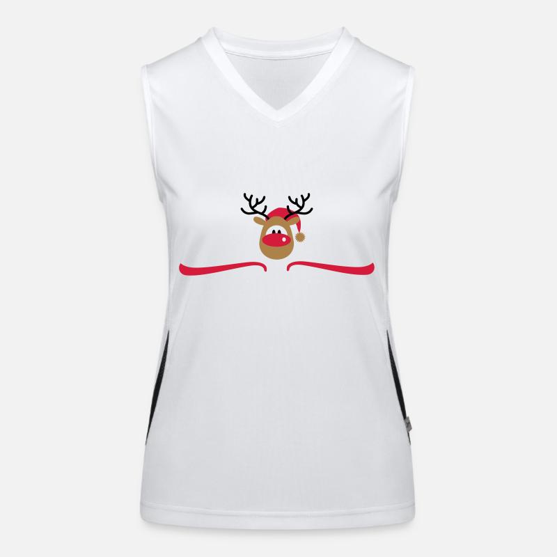 weihnachten Funktionelles Kontrast-Tank Top für Frauen