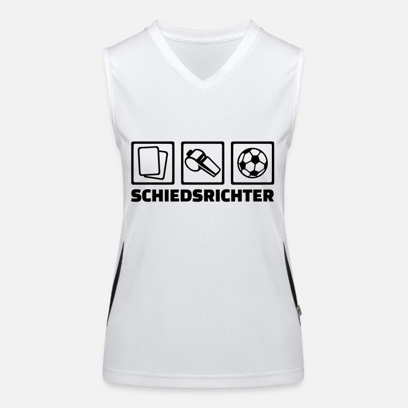 Schiedsrichter Funktionelles Kontrast-Tank Top für Frauen