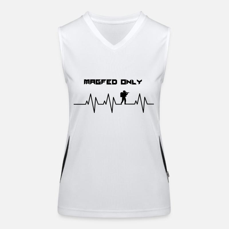HeartBeat MagFed Only Funktionelles Kontrast-Tank Top für Frauen