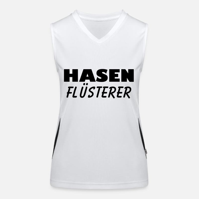 hasen flüsterer Funktionelles Kontrast-Tank Top für Frauen