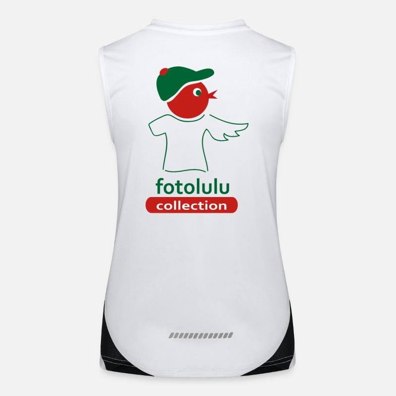 Gänsesäger Funktionelles Kontrast-Tank Top für Frauen
