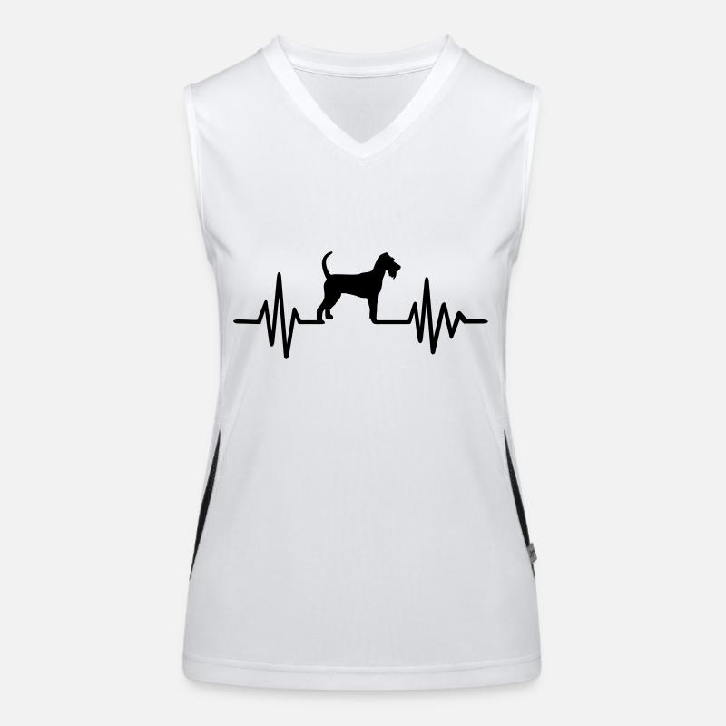 Irish Terrier Funktionelles Kontrast-Tank Top für Frauen